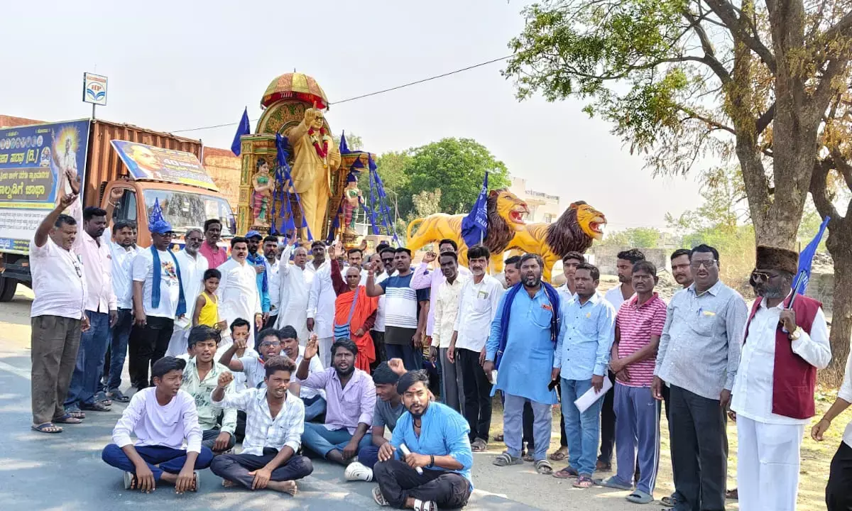 ಕಲಬುರಗಿ | 200 ಮೀಟರ್‌ ಎತ್ತರದ ಅಂಬೇಡ್ಕರ್ ಅವರ ಮೂರ್ತಿ ಅನಾವರಣಕ್ಕೆ ಆಗ್ರಹ