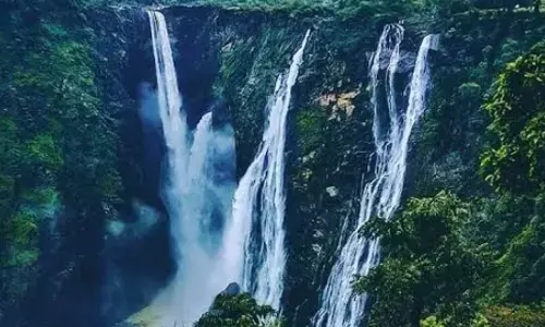 ಜೋಗ ಜಲಪಾತ ಪ್ರದೇಶದಲ್ಲಿ ಕಾಮಗಾರಿ: ಪ್ರವಾಸಿಗರಿಗೆ ಪ್ರವೇಶ ನಿಷೇಧ