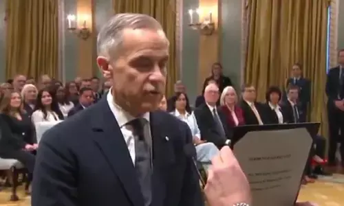 ಕೆನಡಾ ಪ್ರಧಾನಿಯಾಗಿ ಮಾರ್ಕ್ ಕಾರ್ನಿ ಪ್ರಮಾಣ ವಚನ ಸ್ವೀಕಾರ