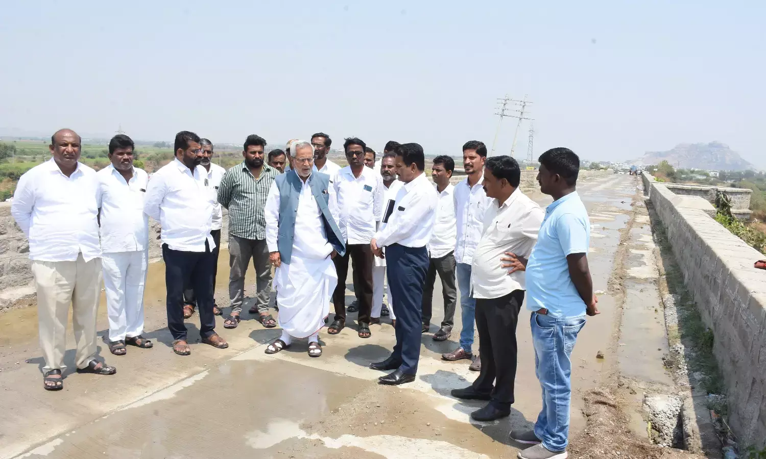 ಯಾದಗಿರಿ: ಭೀಮಾ ಸೇತುವೆ ಕಾಮಗಾರಿ ಪರಿಶೀಲಿಸಿದ ಶಾಸಕ ಚನ್ನಾರಡ್ಡಿ ಪಾಟೀಲ್ ತುನ್ನೂರ