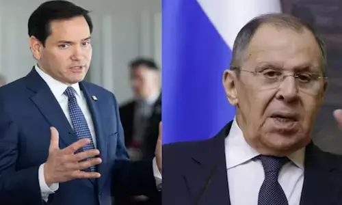 ಉಕ್ರೇನ್ ಕದನ ವಿರಾಮ: ಅಮೆರಿಕ ರಶ್ಯ ವಿದೇಶಾಂಗ ಸಚಿವರ ಚರ್ಚೆ