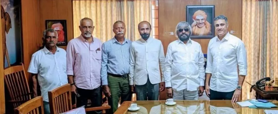 ಅರಣ್ಯ ಸಚಿವ ಈಶ್ವರ್‌ ಖಂಡ್ರೆ ಅವರನ್ನು ಭೇಟಿಯಾದ ಕೊಡಗು ಜಮ್ಮಾಮಲೆ ಅಸೋಸಿಯೇಷನ್ ನಿಯೋಗ