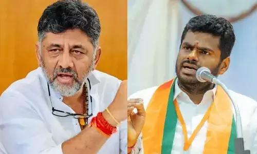 ಕರ್ನಾಟಕದಲ್ಲಿ ಸೇವೆ ಸಲ್ಲಿಸಿರುವ ಅಣ್ಣಾಮಲೈಗೆ ನಮ್ಮ ಸಾಮರ್ಥ್ಯ ಏನೆಂಬುದು ತಿಳಿದಿದೆ: ಡಿ.ಕೆ.ಶಿವಕುಮಾರ್