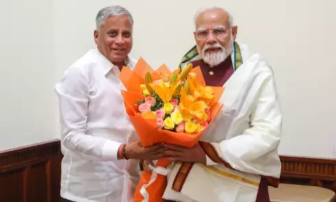 ಪ್ರಧಾನಿ ನರೇಂದ್ರ ಮೋದಿ ಅವರನ್ನು ಭೇಟಿಯಾದ ವಿ.ಸೋಮಣ್ಣ