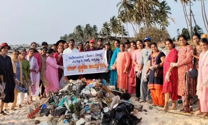 ಪಡುಕೆರೆ ಬೀಚ್ ಸ್ವಚ್ಛತಾ ಕಾರ್ಯಕ್ರಮ