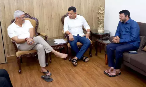 ಕೇಂದ್ರ ಪ್ರವಾಸೋದ್ಯಮ ಸಚಿವ ಗಜೇಂದ್ರ ಸಿಂಗ್ ರನ್ನು ಭೇಟಿಯಾದ ಸಂಸದ ಕ್ಯಾ. ಚೌಟ -ಶಾಸಕ ಪೂಂಜ