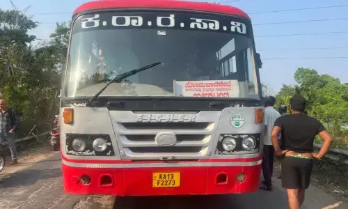 ಹೊಳೆನರಸೀಪುರ | ಬೈಕ್‌ಗೆ ಬಸ್‌ ಢಿಕ್ಕಿ; ಸಹಸವಾರೆ ‍ ಮೃತ್ಯು