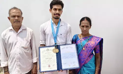 ಬಡತನದ ನಡುವೆಯೂ ಚಿನ್ನದ ಸಾಧನೆ: ಉಪ್ಪಳದ ಜಗದೀಶ್ ಗೆ ಮೂರು ಚಿನ್ನದ ಪದಕ