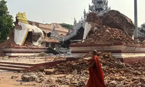 ಮ್ಯಾನ್ಮಾರ್ ನ ಮ್ಯಾಂಡಲೆ ಬಳಿ ಮತ್ತೆ 5.1 ತೀವ್ರತೆಯ ಭೂಕಂಪ