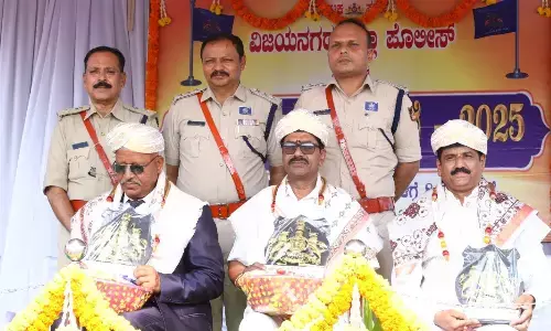 ವಿಜಯನಗರ | ಆರಕ್ಷಕರ ಸೇವೆ, ಶೌರ್ಯ ಅರ್ಪಣಾ ಮನೋಭಾವದ ಸಂಕೇತ : ಎಸ್ಪಿ ಶ್ರೀಹರಿಬಾಬು
