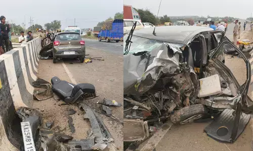 ಹುಬ್ಬಳ್ಳಿ | ಭೀಕರ ರಸ್ತೆ ಅಪಘಾತ : ನಾಲ್ವರು ಮೃತ್ಯು