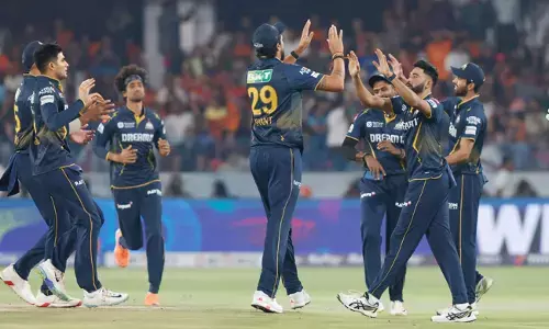 ಶುಭಮನ್ ಅರ್ಧ ಶತಕ; ಹೈದರಾಬಾದ್ ವಿರುದ್ಧ ಗುಜರಾತ್ ಗೆ ಗೆಲುವಿನ ಸಿರಾಜ