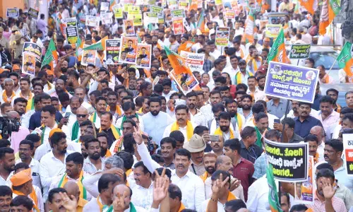 ಜನರ ಆಶಯ ಈಡೇರಿಸದೆ ಬೆಲೆ ಏರಿಕೆ ಮಾಡಿರುವ ಕಾಂಗ್ರೆಸ್ ಸರಕಾರ ಬದುಕಿದ್ದೂ ಸತ್ತ ಹಾಗೆ : ವಿಜಯೇಂದ್ರ