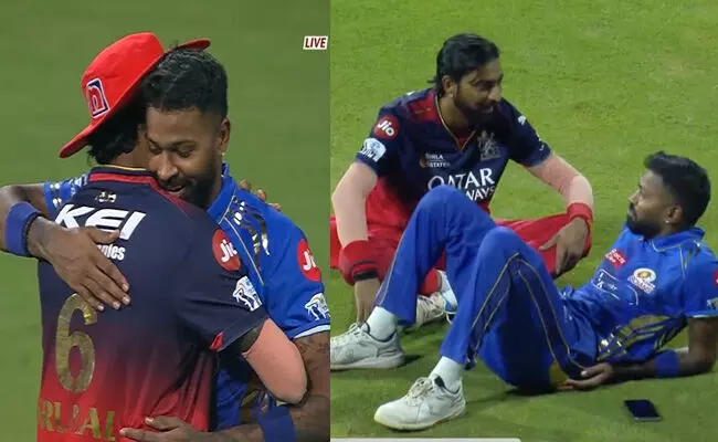 ಮುಂಬೈ ಇಂಡಿಯನ್ಸ್ ಗೆ ನಾಲ್ಕನೇ ಸೋಲು; ಭಾವುಕರಾದ ಹಾರ್ದಿಕ್ ಪಾಂಡ್ಯಗೆ ಸಹೋದರ ಕೃನಾಲ್ ರಿಂದ ಸಾಂತ್ವನ ಮುಂಬೈ ಇಂಡಿಯನ್ಸ್ ಗೆ ನಾಲ್ಕನೇ ಸೋಲು; ಭಾವುಕರಾದ ಹಾರ್ದಿಕ್ ಪಾಂಡ್ಯಗೆ ಸಹೋದರ ಕೃನಾಲ್ ರಿಂದ ಸಾಂತ್ವನ