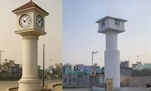 ಬಿಹಾರ | ಕೆಟ್ಟ ಸಮಯ; ಉದ್ಘಾಟನೆಯಾಗುತ್ತಿದ್ದಂತೆ ಸಮಯ ತೋರಿಸುವುದನ್ನೇ ನಿಲ್ಲಿಸಿದ ಗಡಿಯಾರ ಗೋಪುರ?