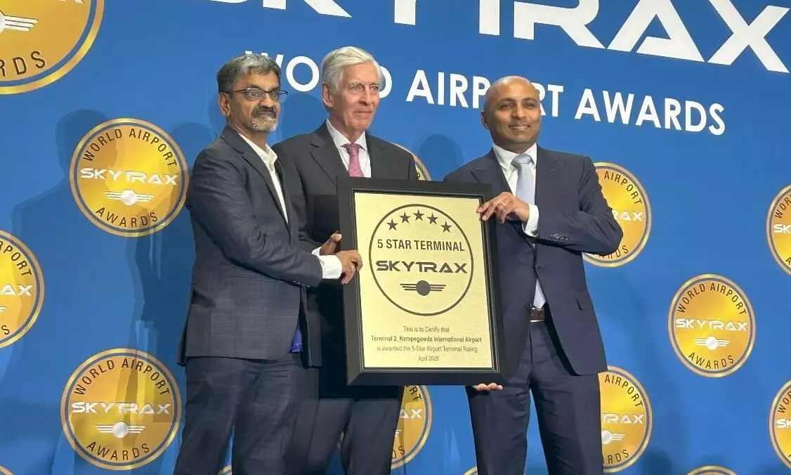 ಕೆಂಪೇಗೌಡ ಅಂತರರಾಷ್ಟ್ರೀಯ ವಿಮಾನ ನಿಲ್ದಾಣ ಬೆಂಗಳೂರಿನ ಟರ್ಮಿನಲ್ 2ಗೆ ಸ್ಕೈಟ್ರಾಕ್ಸ್ 5 ಸ್ಟಾರ್ ಮಾನ್ಯತೆ ಕೆಂಪೇಗೌಡ ಅಂತರರಾಷ್ಟ್ರೀಯ ವಿಮಾನ ನಿಲ್ದಾಣ ಬೆಂಗಳೂರಿನ ಟರ್ಮಿನಲ್ 2ಗೆ ಸ್ಕೈಟ್ರಾಕ್ಸ್ 5 ಸ್ಟಾರ್ ಮಾನ್ಯತೆ