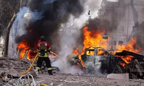 ಉಕ್ರೇನ್ | ರಶ್ಯದ ಕ್ಷಿಪಣಿ ದಾಳಿಯಲ್ಲಿ ಕನಿಷ್ಠ 21 ಮೃತ್ಯು; 83 ಮಂದಿಗೆ ಗಾಯ