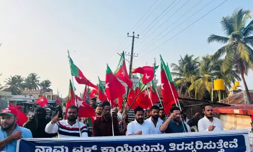 ಬೆಂಗರೆ: ವಕ್ಫ್ ತಿದ್ದುಪಡಿ ಕಾಯ್ದೆ ವಿರುದ್ಧ ಪ್ರತಿಭಟನೆ