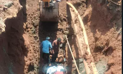 ಬೆಳಗಾವಿ | ಕಾಮಗಾರಿ ವೇಳೆ ಮಣ್ಣು ಕುಸಿದು ಇಬ್ಬರು ಕಾರ್ಮಿಕರು ಮೃತ್ಯು