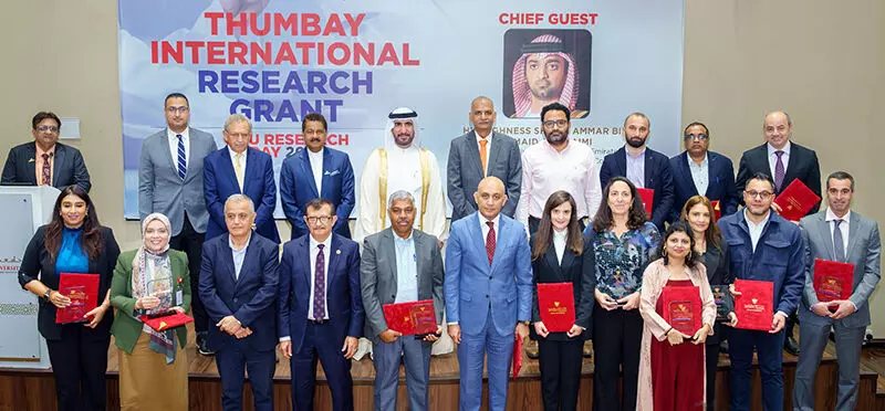 ಅಜ್ಮಾನ್ | ಮೊದಲ ಆವೃತ್ತಿಯ ತುಂಬೆ ಇಂಟರ್ ನ್ಯಾಷನಲ್ ರಿಸರ್ಚ್ ಗ್ರ್ಯಾಂಟ್ ಸಮಾರಂಭಕ್ಕೆ ತೆರೆ