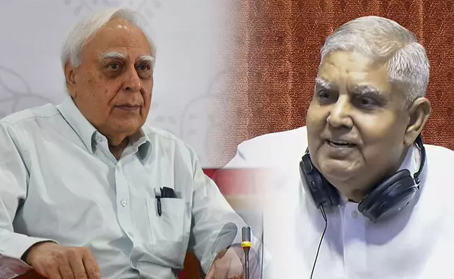 ರಾಷ್ಟ್ರಪತಿ, ರಾಜ್ಯಪಾಲರು ಸಚಿವ ಸಂಪುಟದ ಸಲಹೆಯಂತೆ ಕೆಲಸ ಮಾಡುತ್ತಾರೆ: ಧನ್ಕರ್‌ಗೆ ತಿರುಗೇಟು ನೀಡಿದ ಕಪಿಲ್ ಸಿಬಲ್