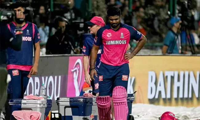 ಲಕ್ನೊ ವಿರುದ್ಧ ಪಂದ್ಯದಲ್ಲಿ ಸ್ಯಾಮ್ಸನ್ ಆಡುವುದು ಅನುಮಾನ?