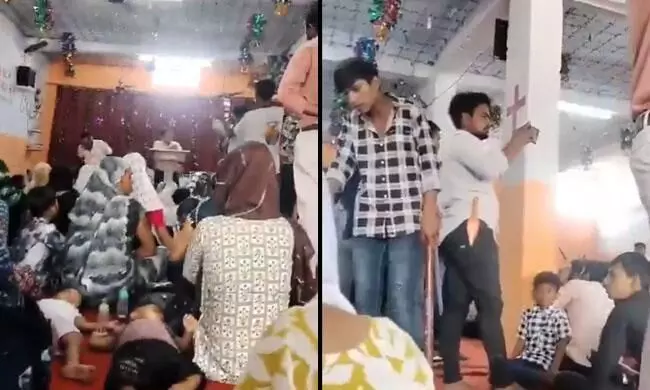 ಗುಜರಾತ್: ಈಸ್ಟರ್ ಪ್ರಾರ್ಥನಾ ಸಭೆಗೆ ನುಗ್ಗಿ ವಿಎಚ್‌ಪಿ, ಬಜರಂಗದಳ ಕಾರ್ಯಕರ್ತರ ದಾಂಧಲೆ