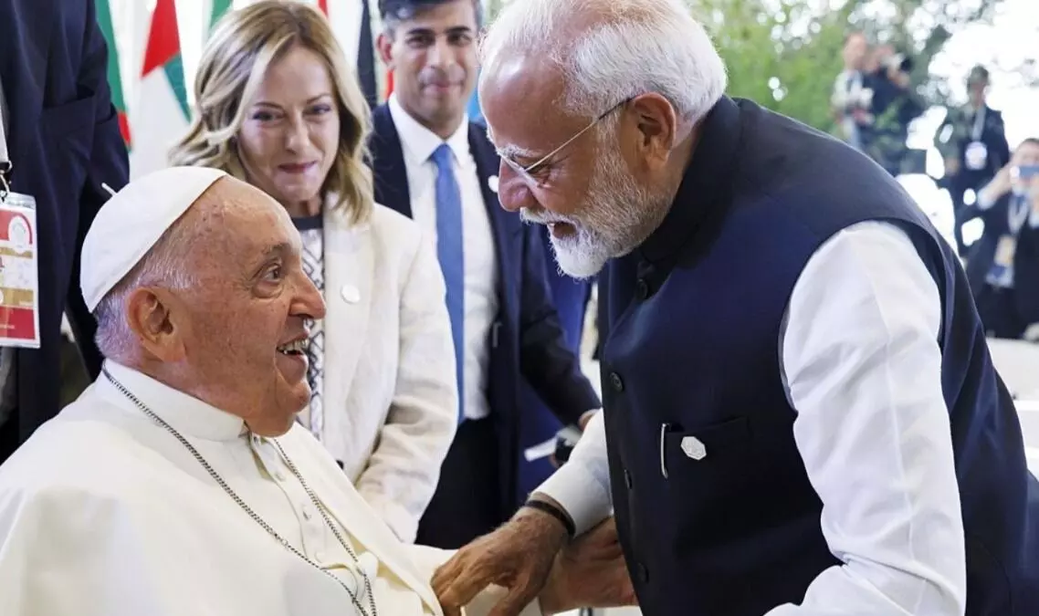 ಪೋಪ್ ಫ್ರಾನ್ಸಿಸ್ ಅಗಲಿಕೆ ತೀವ್ರ ದುಃಖ ತಂದಿದೆ: ಪ್ರಧಾನಿ ಮೋದಿ ಸಂತಾಪ