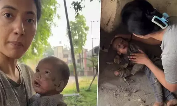 ಉತ್ತರ ಪ್ರದೇಶ: ಗೋಡೆ ಹತ್ತಿ ಪಾಳುಬಿದ್ದ ಕಟ್ಟಡದಿಂದ ಗಾಯಗೊಂಡ ಶಿಶುವನ್ನು ರಕ್ಷಿಸಿದ ನಟಿ ದಿಶಾ ಪಟಾನಿ ಸಹೋದರಿ