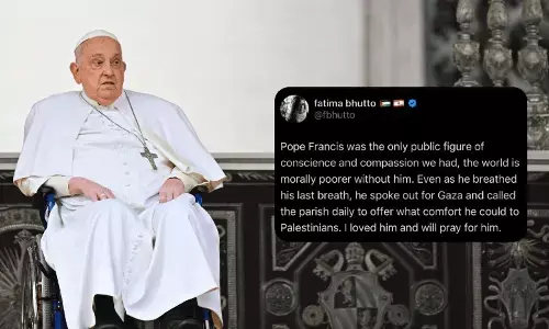 ಗಾಝಾ ಸ್ನೇಹಿತನನ್ನು ಕಳೆದುಕೊಂಡಿದೆ: ಪೋಪ್ ಫ್ರಾನ್ಸಿಸ್ ಫೆಲೆಸ್ತೀನ್‌ ಗೆ ಬೆಂಬಲಿಸಿರುವುದನ್ನು ನೆನಪಿಸಿಕೊಂಡ ಸಾಮಾಜಿಕ ಜಾಲತಾಣಗಳ ಬಳಕೆದಾರರು!