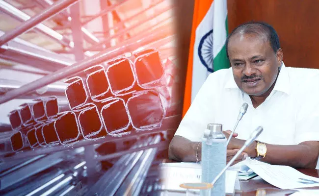 ಉಕ್ಕು ಆಮದು ಮೇಲೆ ಶೇ.12ರಷ್ಟು ಸುರಕ್ಷತಾ ಸುಂಕ ವಿಧಿಸಿದ ಕೇಂದ್ರ ಸರಕಾರ