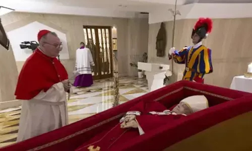 ಶನಿವಾರ ವ್ಯಾಟಿಕನ್‍ ನಲ್ಲಿ ಪೋಪ್ ಫ್ರಾನ್ಸಿಸ್ ಅಂತ್ಯಕ್ರಿಯೆ; ನಾಳೆಯಿಂದ ಸಾರ್ವಜನಿಕರ ವೀಕ್ಷಣೆಗೆ ಅವಕಾಶ