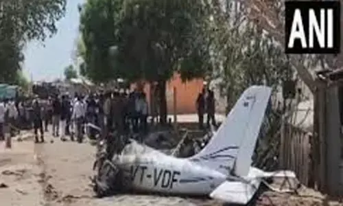 ಗುಜರಾತ್: ತರಬೇತು ವಿಮಾನ ಪತನ; ಓರ್ವ ಪೈಲಟ್ ಮೃತ್ಯು, ಇಬ್ಬರಿಗೆ ಗಾಯ