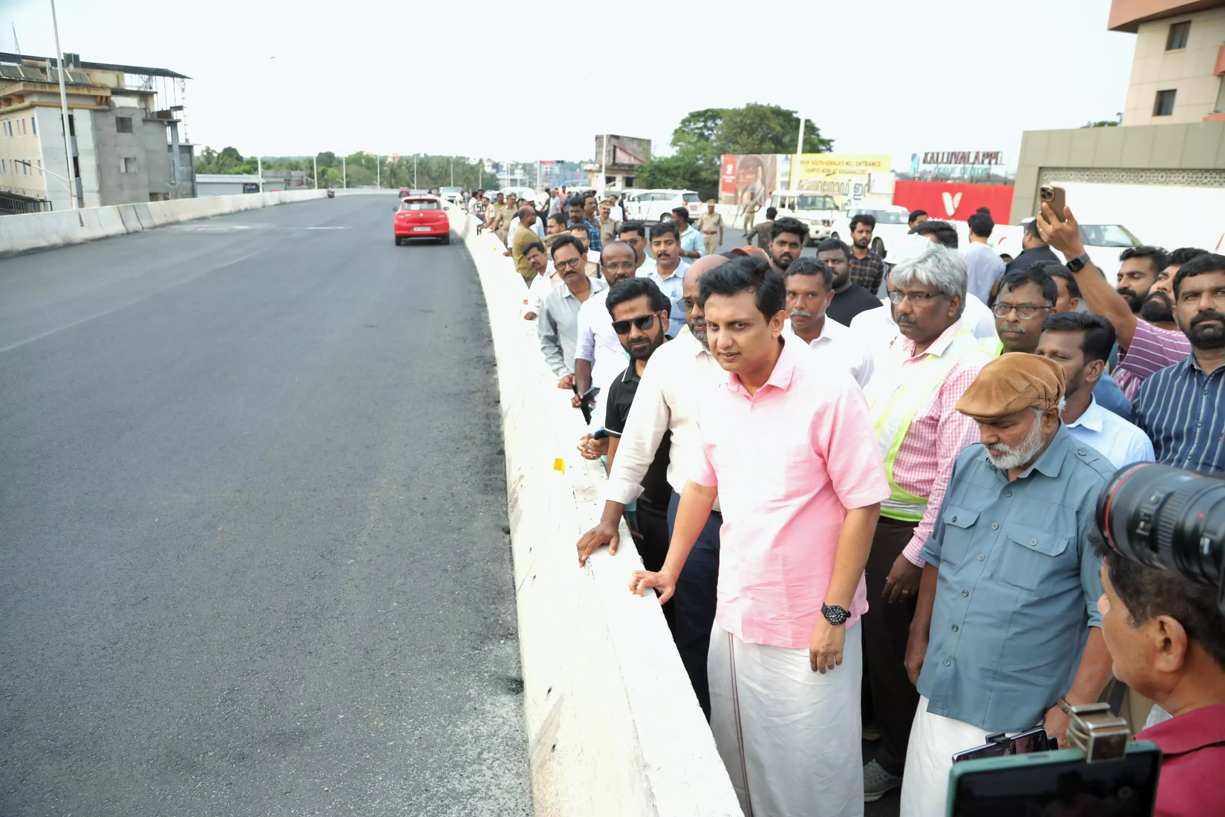ಕಾಸರಗೋಡು| ರಾಷ್ಟ್ರೀಯ ಹೆದ್ದಾರಿಯ ಕಾಮಗಾರಿ: ಸಚಿವ ಪಿ.ಎ ಮುಹಮ್ಮದ್ ರಿಯಾಝ್ ಭೇಟಿ