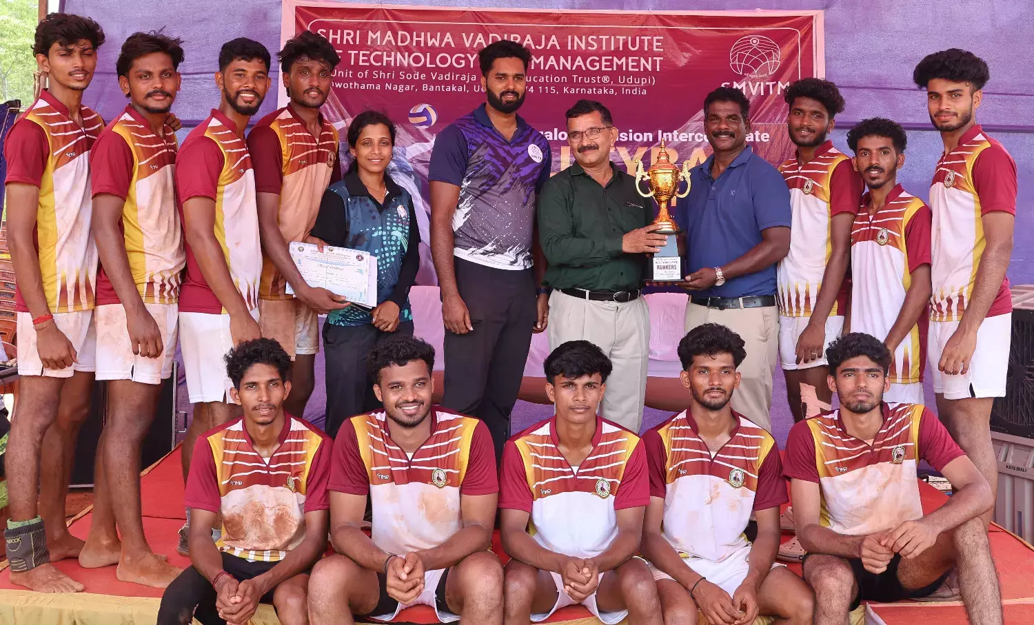 ವಿಟಿಯು ವಲಯ ಮಟ್ಟದ ವಾಲಿಬಾಲ್: ಸಹ್ಯಾದ್ರಿ ತಂಡಕ್ಕೆ ಪ್ರಶಸ್ತಿ