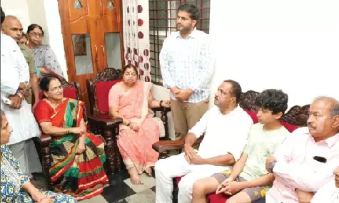 ಶಿವಮೊಗ್ಗ | ಮಂಜುನಾಥ್ ಮನೆಗೆ ಸ್ಪೀಕರ್‌ ಯು.ಟಿ.ಖಾದರ್ ಭೇಟಿ