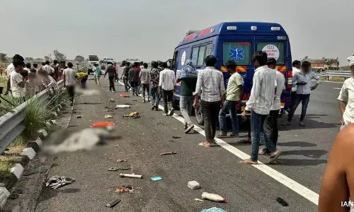 ದಿಲ್ಲಿ-ಮುಂಬೈ ಹೆದ್ದಾರಿಯಲ್ಲಿ ಪಿಕಪ್ ವಾಹನ ಢಿಕ್ಕಿ : ಆರು ಮಂದಿ ಸ್ವಚ್ಛತಾ ಕಾರ್ಮಿಕರು ಮೃತ್ಯು
