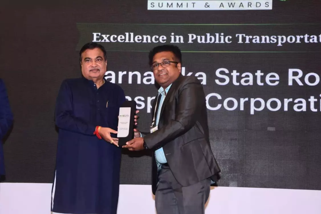 ಕೆಎಸ್ಸಾರ್ಟಿಸಿಗೆ ಮತ್ತೊಂದು ರಾಷ್ಟ್ರೀಯ ಪ್ರಶಸ್ತಿ ಕೆಎಸ್ಸಾರ್ಟಿಸಿಗೆ ಮತ್ತೊಂದು ರಾಷ್ಟ್ರೀಯ ಪ್ರಶಸ್ತಿ