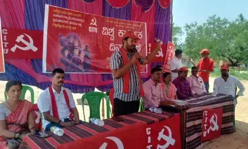 ಹಟ್ಟಿ | ಕಾರ್ಮಿಕರ ಹಕ್ಕು, ಶಕ್ತಿಯ ದಿನವೇ ಮೇ ದಿನ : ರಮೇಶ ವೀರಾಪೂರು