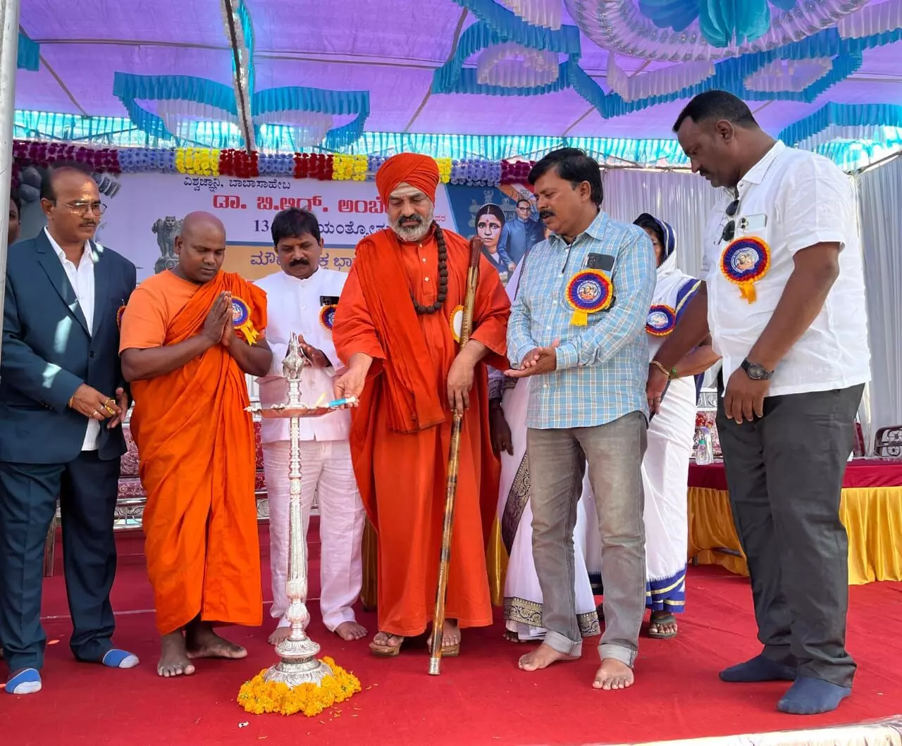 ಬದುಕುವ ಹಕ್ಕು ಕೊಟ್ಟ ಮಹಾಜ್ಞಾನಿ ಡಾ.ಅಂಬೇಡ್ಕರ್: ನಿಜಗುಣ ಪ್ರಭು ಸ್ವಾಮೀಜಿ