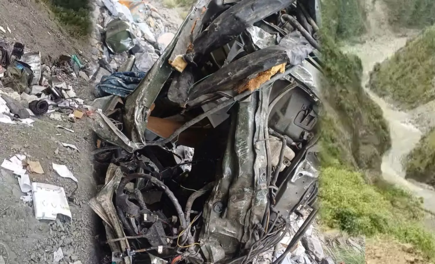 ಜಮ್ಮುಕಾಶ್ಮೀರ | ಕಂದಕಕ್ಕೆ ಉರುಳಿ ಬಿದ್ದ ಸೇನಾ ವಾಹನ : ಮೂವರು ಸೈನಿಕರು ಮೃತ್ಯು ಜಮ್ಮುಕಾಶ್ಮೀರ | ಕಂದಕಕ್ಕೆ ಉರುಳಿ ಬಿದ್ದ ಸೇನಾ ವಾಹನ : ಮೂವರು ಸೈನಿಕರು ಮೃತ್ಯು