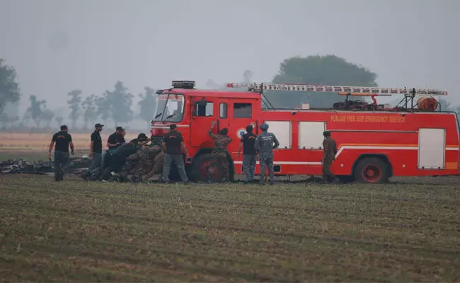 ಪಂಜಾಬ್ | ಅಪರಿಚಿತ ವಿಮಾನ ಪತನ; ಓರ್ವ ನಾಗರಿಕ ಮೃತ್ಯು, 9 ಮಂದಿಗೆ ಗಾಯ