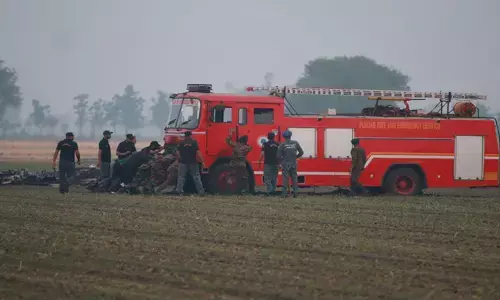 ಪಂಜಾಬ್ | ಅಪರಿಚಿತ ವಿಮಾನ ಪತನ; ಓರ್ವ ನಾಗರಿಕ ಮೃತ್ಯು, 9 ಮಂದಿಗೆ ಗಾಯ