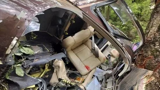 ಉತ್ತರಾಖಂಡದಲ್ಲಿ ಹೆಲಿಕಾಪ್ಟರ್ ಪತನ : 6 ಮಂದಿ ಮೃತ್ಯು