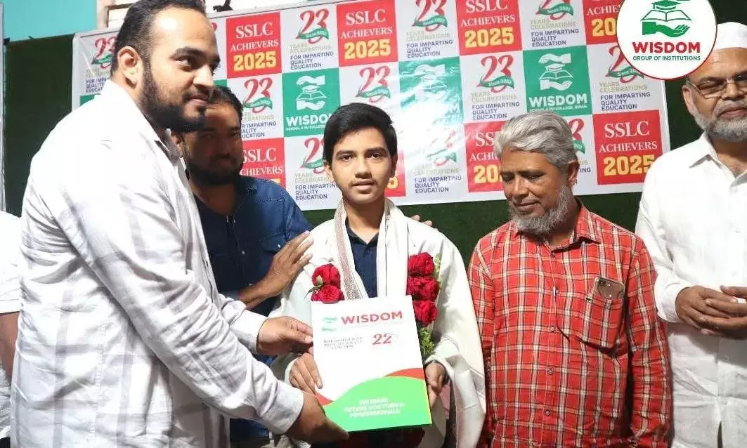 ಎಸೆಸೆಲ್ಸಿಯಲ್ಲಿ ಹೆಚ್ಚು ಅಂಕ ಗಳಿಸಿ ವಿಸ್ಡ್ಂ ಕಾಲೇಜಿನಲ್ಲಿ ಪ್ರವೇಶ ಪಡೆಯುವ ಬಡ ವಿದ್ಯಾರ್ಥಿಗಳಿಗೆ ಶುಲ್ಕ ವಿನಾಯಿತಿ : ಮಹಮ್ಮದ್ ಆಸಿಫೊದ್ದೀನ್