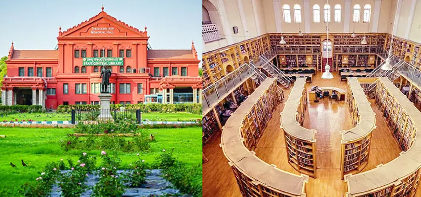 ಶತಮಾನೋತ್ಸವ ಪೂರೈಸಿದ ಕಬ್ಬನ್ ಪಾರ್ಕ್ನ ‘ಕೇಂದ್ರ ಗ್ರಂಥಾಲಯ’ ಶತಮಾನೋತ್ಸವ ಪೂರೈಸಿದ ಕಬ್ಬನ್ ಪಾರ್ಕ್ನ ‘ಕೇಂದ್ರ ಗ್ರಂಥಾಲಯ’