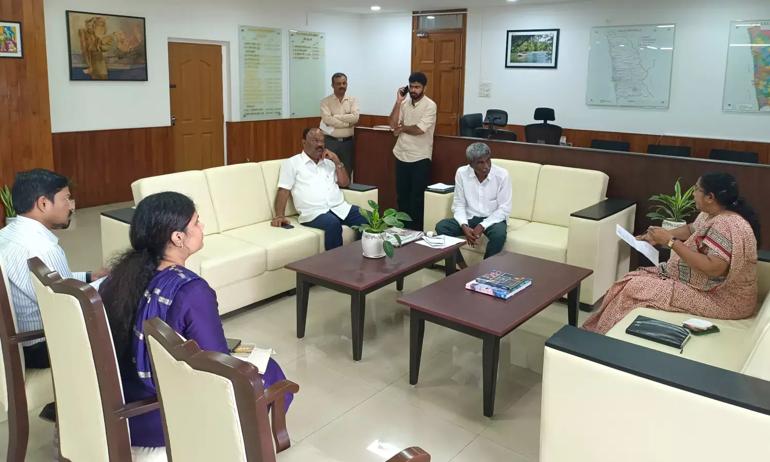 ನಗರ, ಗ್ರಾಮಾಂತರ ಯೋಜನಾ ಪ್ರಾಧಿಕಾರಕ್ಕೆ ಸಂಬಂಧಿಸಿ ಸಮಸ್ಯೆಗಳ ಬಗ್ಗೆ ಉಡುಪಿ ಡಿಸಿ ಜೊತೆ ಚರ್ಚೆ