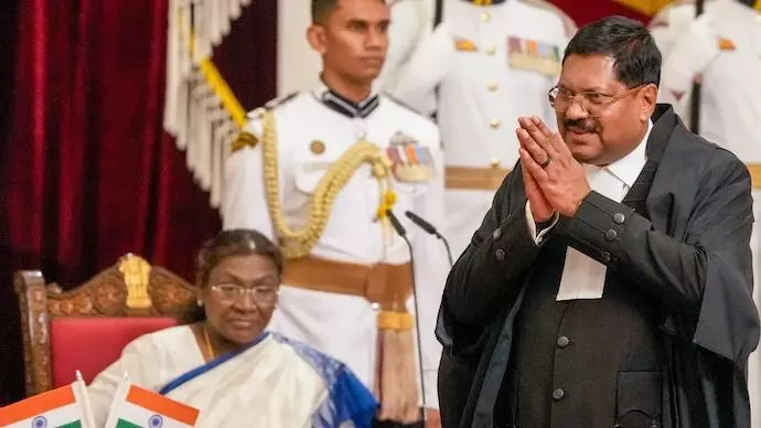 ಮಸೂದೆ ಅನುಮೋದನೆಗೆ ಸುಪ್ರೀಂ ಕೋರ್ಟ್ ಗಡುವು: ನೂತನ ಸಿಜೆಐ ಮುಂದೆ ಹಲವು ಕಠಿಣ ಪ್ರಶ್ನೆಗಳನ್ನಿಟ್ಟ ರಾಷ್ಟ್ರಪತಿ ದ್ರೌಪದಿ ಮುರ್ಮು