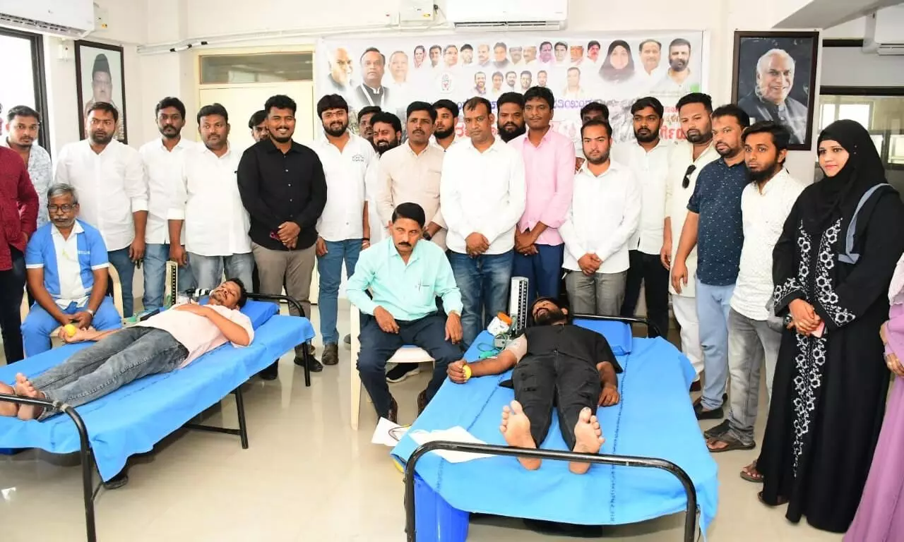 ಕಲಬುರಗಿ ಜಿಲ್ಲಾ ಯೂತ್ ಕಾಂಗ್ರೆಸ್ ವತಿಯಿಂದ ರಕ್ತದಾನ ಶಿಬಿರ