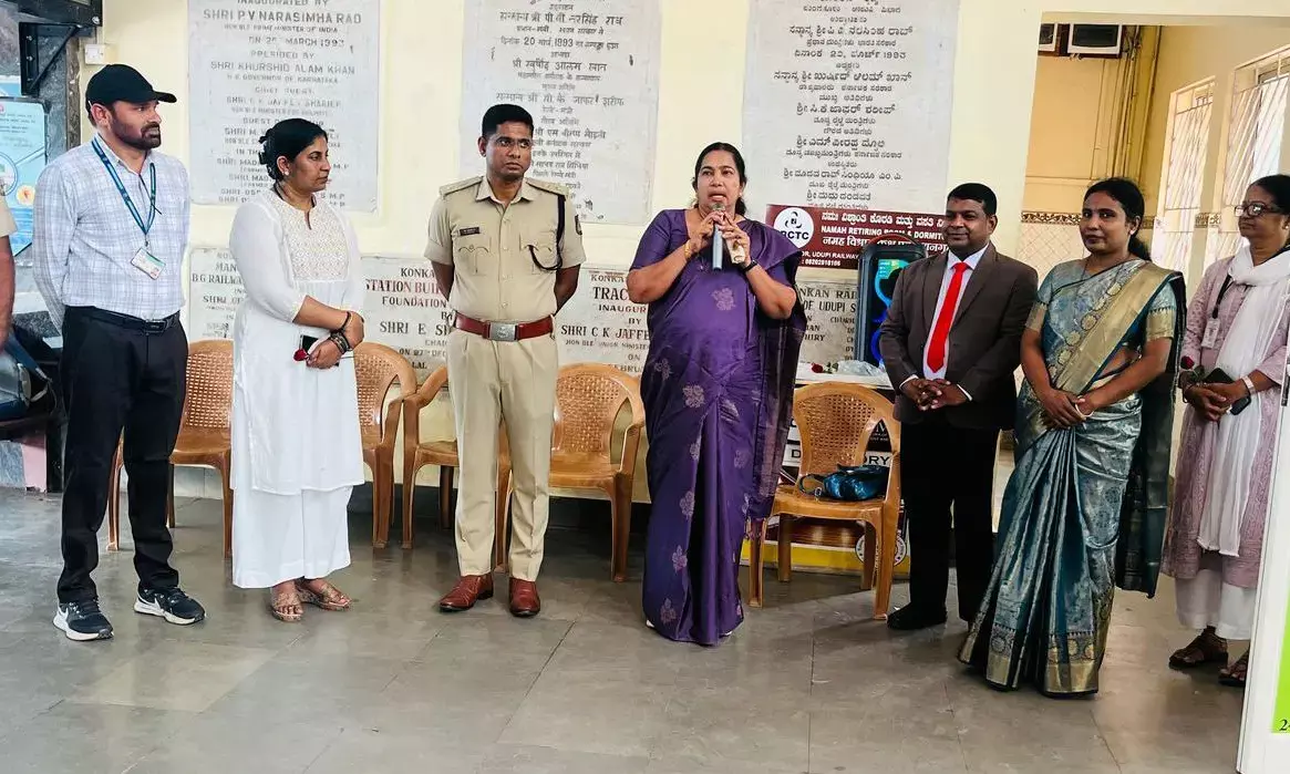 ಇಂದ್ರಾಳಿ ರೈಲ್ವೆ ನಿಲ್ದಾಣದಲ್ಲಿ ರೈಲ್ವೇ ಚೈಲ್ಡ್ ಹೆಲ್ಸ್ ಡೆಸ್ಕ್ ಉದ್ಘಾಟನೆ